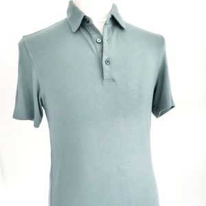 Theory  Bron C Anemone Knitted Polo Shirt